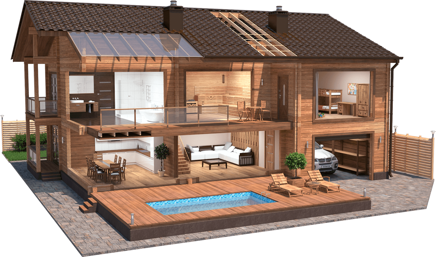 Интерактивный дом POLIWOOD